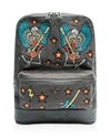 ZADIG & VOLTAIRE ARIZONA CANVAS EMBROIDERED BACKPACK,WFAP2010F