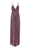 DOLCE & GABBANA SEQUIN WRAP GOWN,F69O3ZGDL06F0373