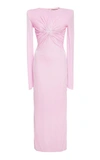 VERSACE TWISTED KNOT CHENILLE DRESS,A79613A225551