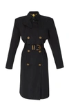 VERSACE DOUBLE BREASTED TRENCH COAT,A79624A225897