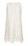 DOLCE & GABBANA CAP SLEEVE LACE TUNIC,F72D0ZFG1ADW0111