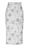 ALESSANDRA RICH CRYSTAL PENCIL SKIRT,FAB1306