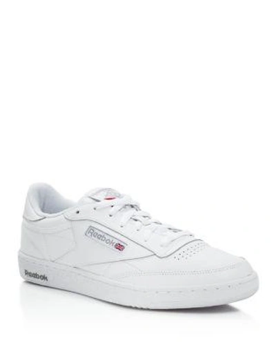 Reebok Round Toe Low-top Casual Shoes In White