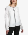 DKNY PIPED TOP