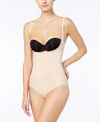Spanx Oncore Open-bust Panty Bodysuit In Soft Nude
