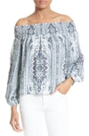 ALICE AND OLIVIA VIOLA OFF THE SHOULDER TOP,CC704P15002