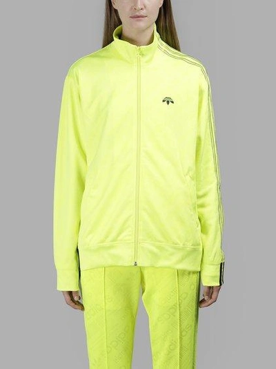 Adidas Originals By Alexander Wang Adidas By Alexander Wang Women's Yellow Track Jumper In In Collaboration With Alexander Wang