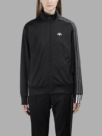 Adidas Originals By Alexander Wang Adidas By Alexander Wang Women's Black Track Jumper In In Collaboration With Alexander Wang