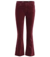 AG THE JODI CROP VELVET TROUSERS,P00284399