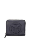 TORY BURCH Charlie Mini Leather Bi-Fold Wallet