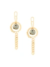 WOUTERS & HENDRIX CURIOSITIES KEYRING PYRITE EARRINGS,OHDS3512311825