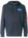 ALPHA INDUSTRIES POCKET DETAIL NASA HOODIE,17831712446142