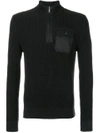 MICHAEL KORS zipped collar sweater,CF76KBY3NR12446243