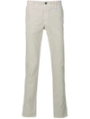INCOTEX 修身设计纯色长裤,1ST6194061112441097