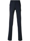 INCOTEX stripe detailed tailored trousers,1AG0771078712435346