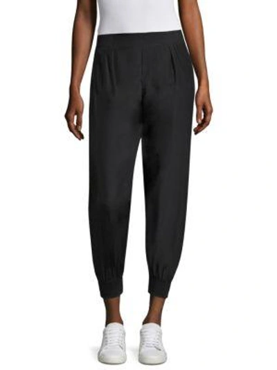 Atm Anthony Thomas Melillo French Cotton-terry Track Pants In Black