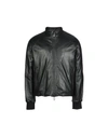 EMPORIO ARMANI Leather jacket,41752112SR 6
