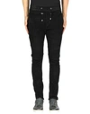 Balmain Brushed Cotton Biker Joggers With Embossed Logo In Black