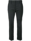 PRADA cropped tailored trousers,P2156LJ8AS15212434380