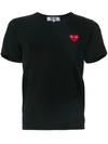Comme Des Garçons Play Comme Des Garcons Play Women's Basic Logo Tee In Black