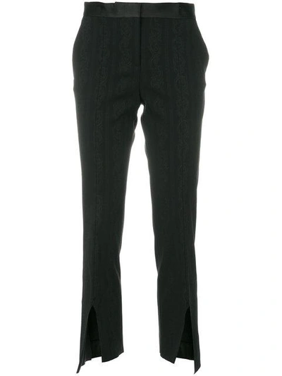 Versace Cropped Tailored Trousers - Black