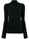 ELLERY CLASSIC TURTLENECK SWEATER,7FK034WBBLACK12405576