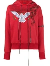 ALEXANDER MCQUEEN EMBROIDERED COTTON HOODIE,491024QJZ4412423105