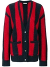 6397 striped knitted cardigan,DRYCLEANONLY