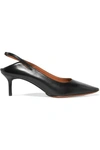 VETEMENTS LEATHER COLLAPSIBLE-HEEL PUMPS