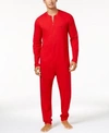 Polo Ralph Lauren Men's Cotton Jumpsuit Pajamas In Red