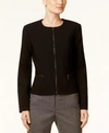 CALVIN KLEIN COLLARLESS BLAZER