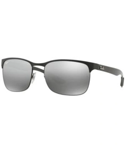 Ray Ban Ray-ban Polarized Sunglasses , Rb8319 Chromance In Silver Mirror Chromance