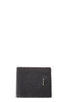 FENDI GRAINED LEATHER WALLET WITH LOGO,7M0193 O7NF0GXN