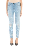 ALEXANDER WANG SLIM-FIT FADED JEANS,8838433
