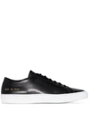 Common Projects Black Tournament Super Low Sneakers In Black