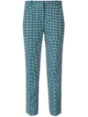 CARVEN checked tailored trousers,3108P20512447701