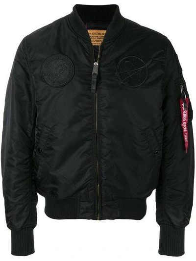 Alpha Industries Flight经典飞行员夹克 In Black