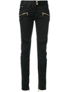 BALMAIN SKINNY BIKER JEANS,115413128K12443494