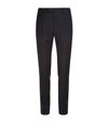 SANDRO WOOL PIQUE TROUSERS,P000000000005718273