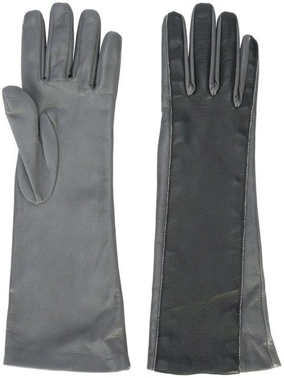 Fabiana Filippi Two-tone Gloves