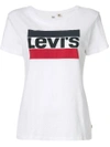 Levi's The Perfect Graphic Cotton-jersey T-shirt In White