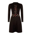 SANDRO EMBROIDERED DRESS,P000000000005792238