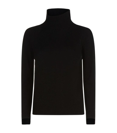 Helmut Lang Turtleneck Cashmere Sweater In Black
