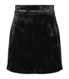 SANDRO Velvet Skirt,P000000000005758502