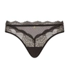 CHANTELLE SHEER LACE THONG,P000000000005324087