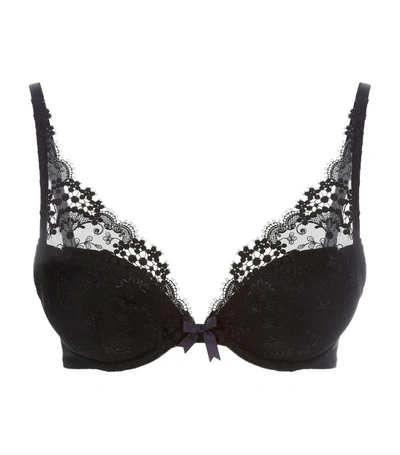 SIMONE PERELE EMBROIDERED TRIANGLE PUSH-UP BRA,14825619