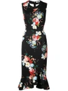 ERDEM floral-print dress,20734RBNJ12450380