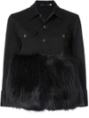 HARVEY FAIRCLOTH fur-panelled jacket,Y05JA0912450366