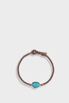 BROOKE GREGSON TURQUOISE AND 14K ROSE GOLD SILK BRACELET,BORB-SSC-T