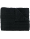 N•PEAL RIBBED CASHMERE SCARF,NPA24312446751